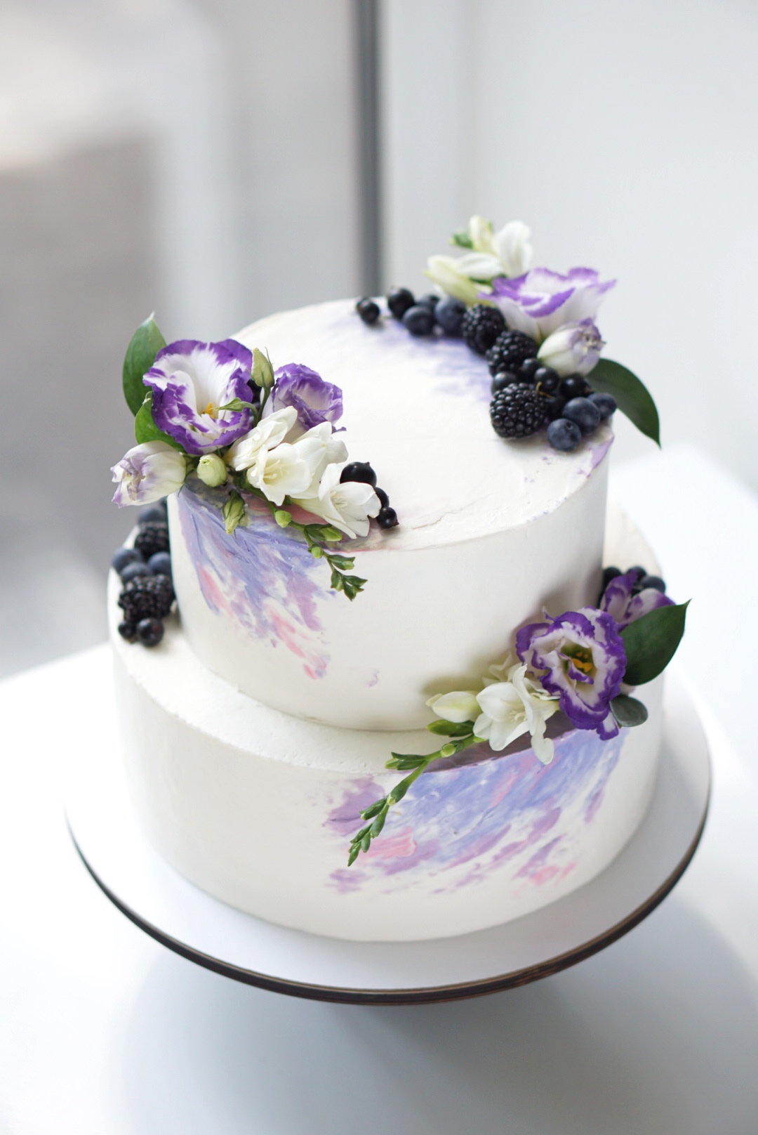 Purple butterfly cake  Торт, Праздничные торты, Многоярусные торты